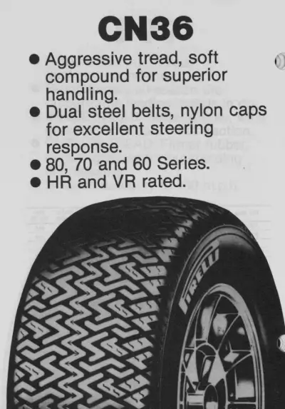 PIRELLI CINTURATO CN36 Tires